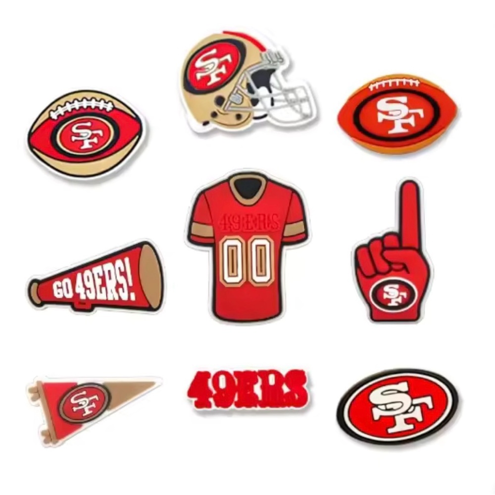 San Francisco 49ers Shoe Charms